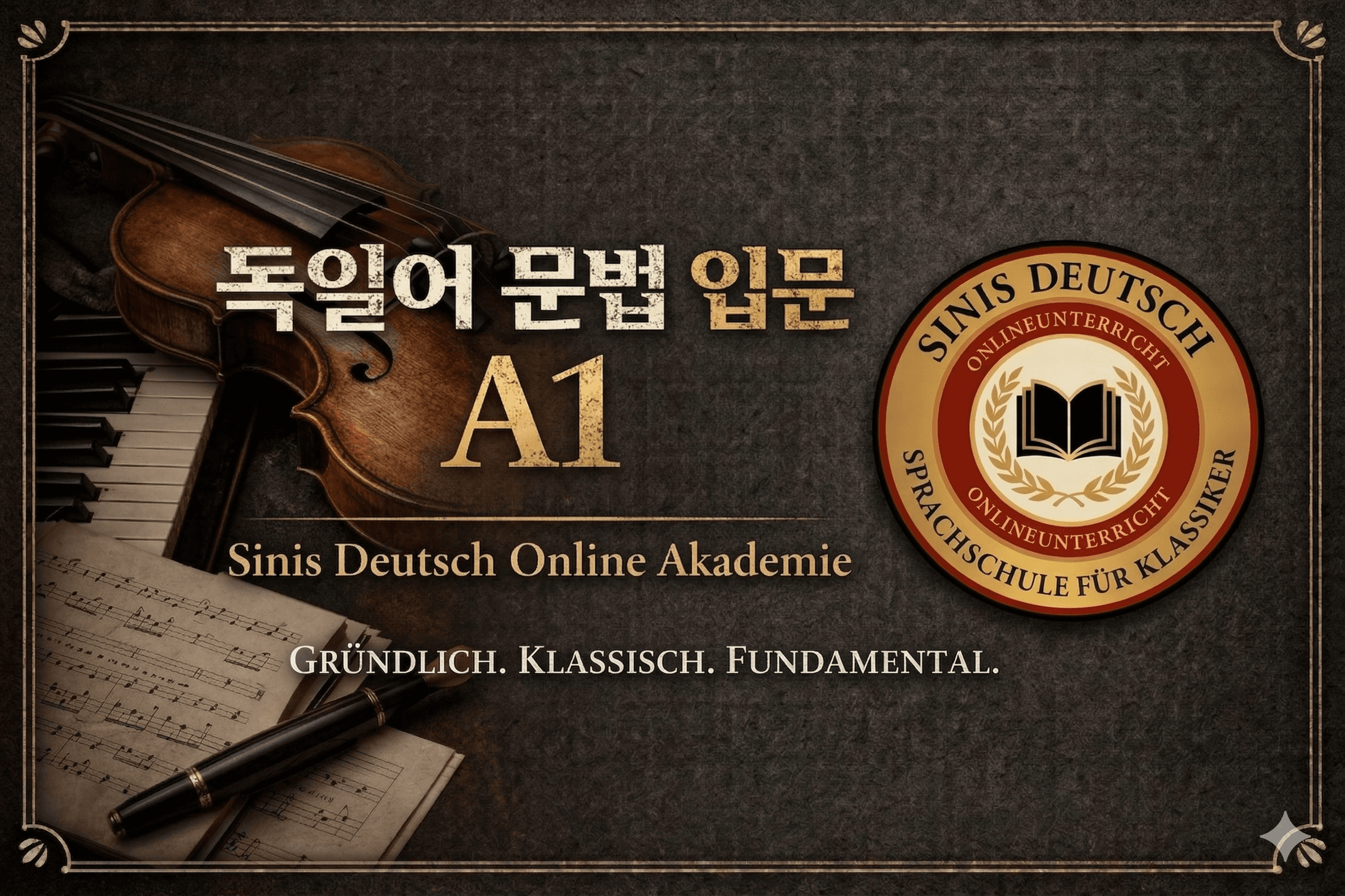 (수강가능)독일어 문법 입문(A1)
